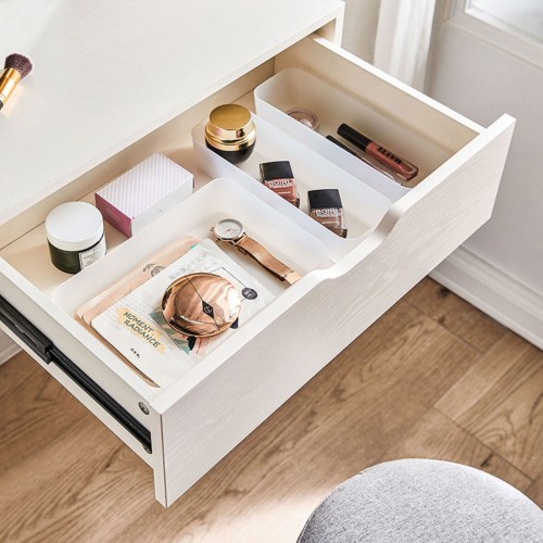 Dresser table with drawers discount